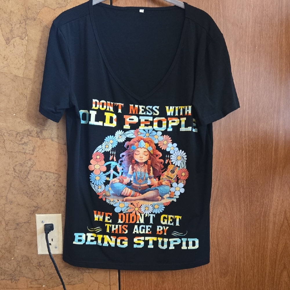Black Graphic Short Sleeve Tee
